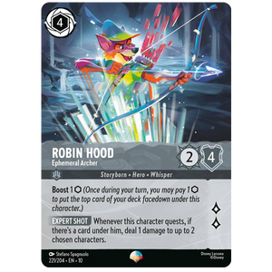 Disney Lorcana TCG - Robin Hood Ephemeral Archer - 221/204 - Epic