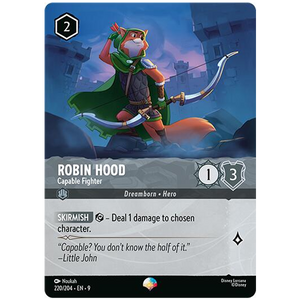 Disney Lorcana TCG - Robin Hood Capable Fighter - 220/204 - Epic