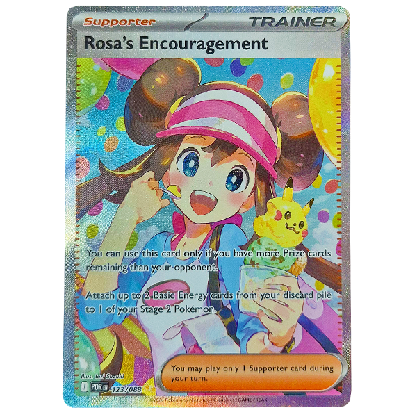 POKÉMON TCG - Rosa's Encouragement Special Illustration Rare - 123/088