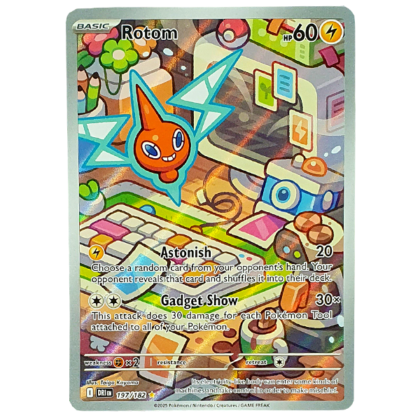 POKÉMON TCG - Rotom Illustration Rare - 197/182