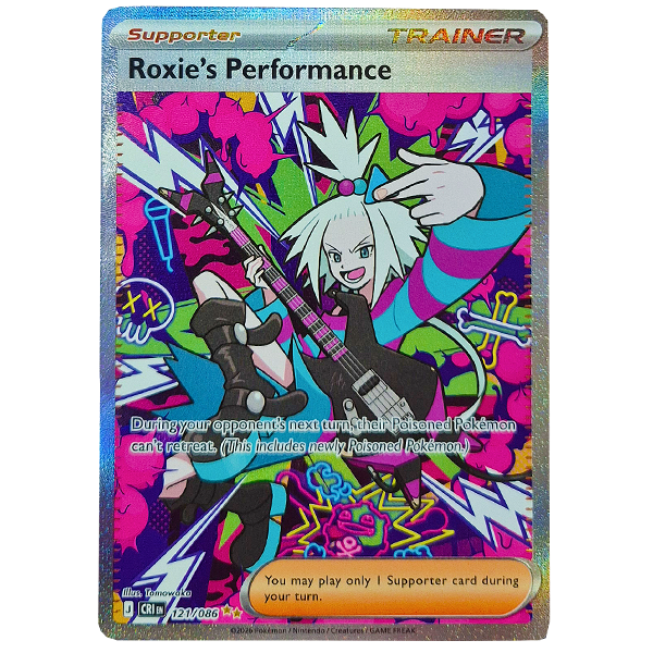 POKÉMON TCG - Roxie's Performance Special Illustration Rare - 121/086