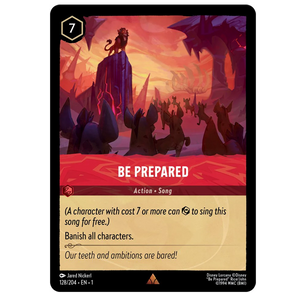 Disney Lorcana TCG - Be Prepared - 128/204