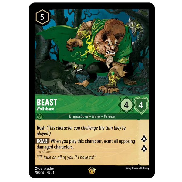 Disney Lorcana TCG - Beast Wolfbane - 70/204