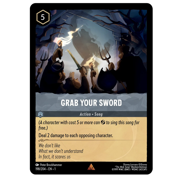 Disney Lorcana TCG - Grab your Sword - 198/204