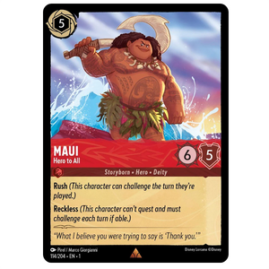 Disney Lorcana TCG - Maui Hero to All - 114/204