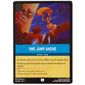 Disney Lorcana TCG - One Jump Ahead - 164/204 - Cold Foil