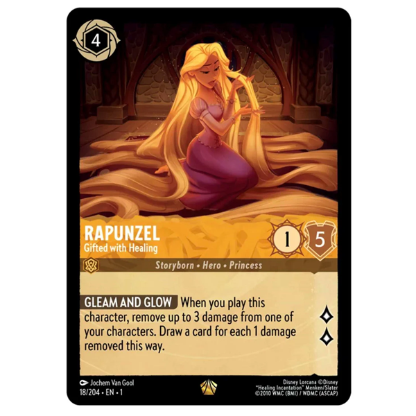 Disney Lorcana TCG - Rapunzel Gifted with Healing - 18/204