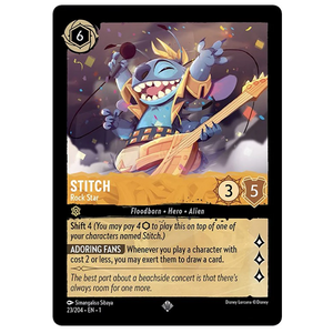 Disney Lorcana TCG - Stitch Rock Star - 23/204