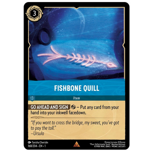 Disney Lorcana TCG - Fishbone Quill - 168/204