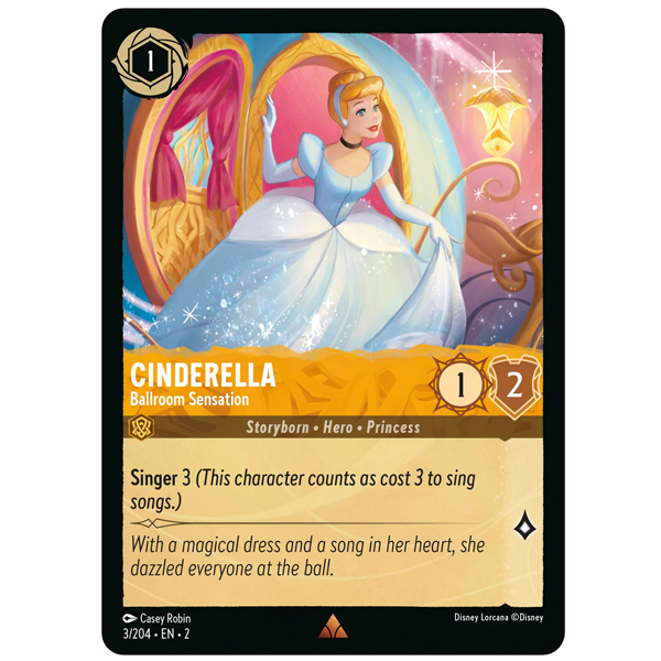 Disney Lorcana TCG - Cinderella Ballroom Sensation - 3/204