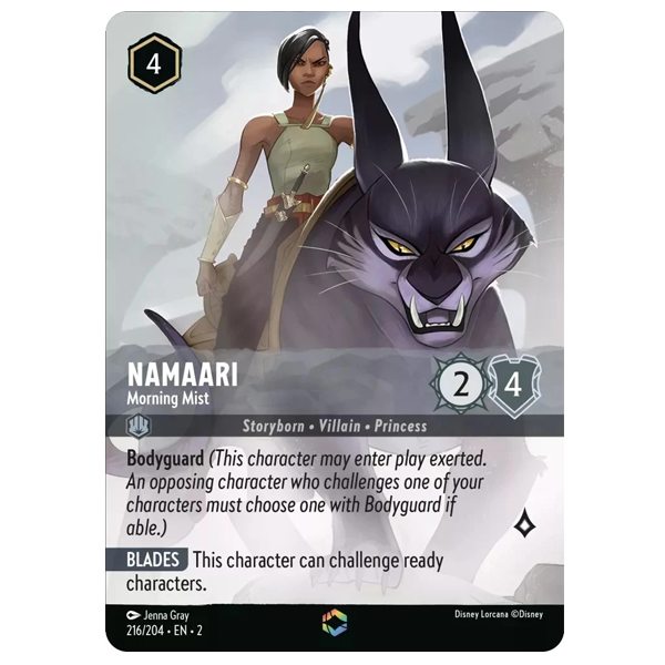 Disney Lorcana TCG - Namaari Morning Mist - 216/204 - Enchanted