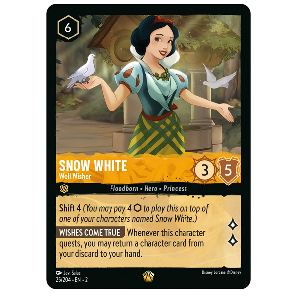 Disney Lorcana TCG - Snow White Well Wisher - 25/204