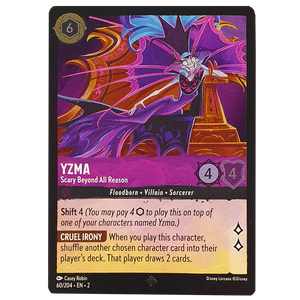 Disney Lorcana TCG - Yzma Scary Beyond All Reason - 60/204 - Cold Foil