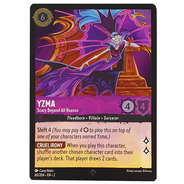 Disney Lorcana TCG - Yzma Scary Beyond All Reason - 60/204 - Cold Foil