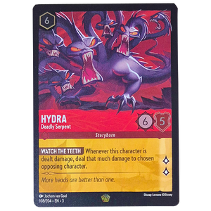 Disney Lorcana TCG - Hydra Deadly Serpent - 108/204 - Cold Foil