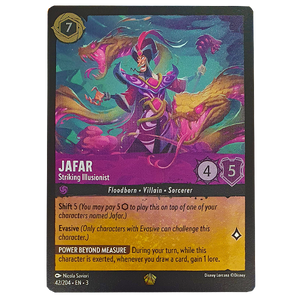 Disney Lorcana TCG - Jafar Striking Illusionist - 42/204 - Cold Foil