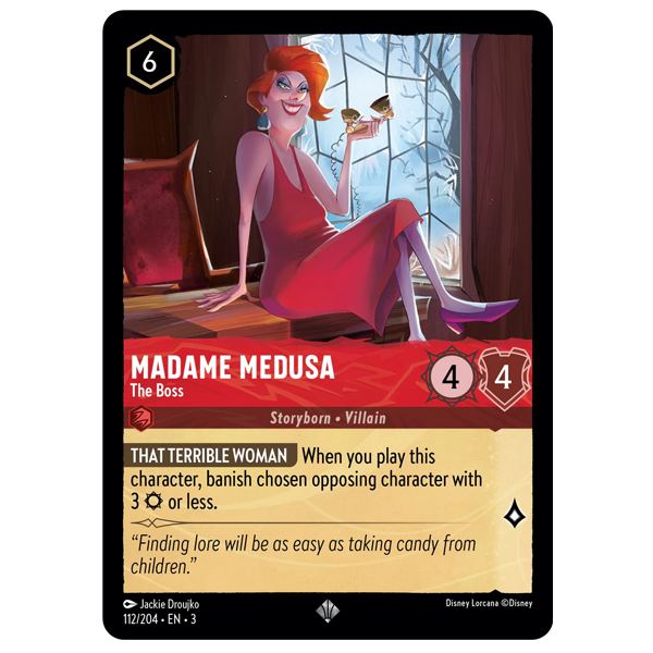 Disney Lorcana TCG - Madame Medusa The Boss - 112/204