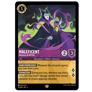 Disney Lorcana TCG - Maleficent Mistress of All Evil - 51/204