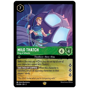 Disney Lorcana TCG - Milo Thatch King of Atlantis - 80/204