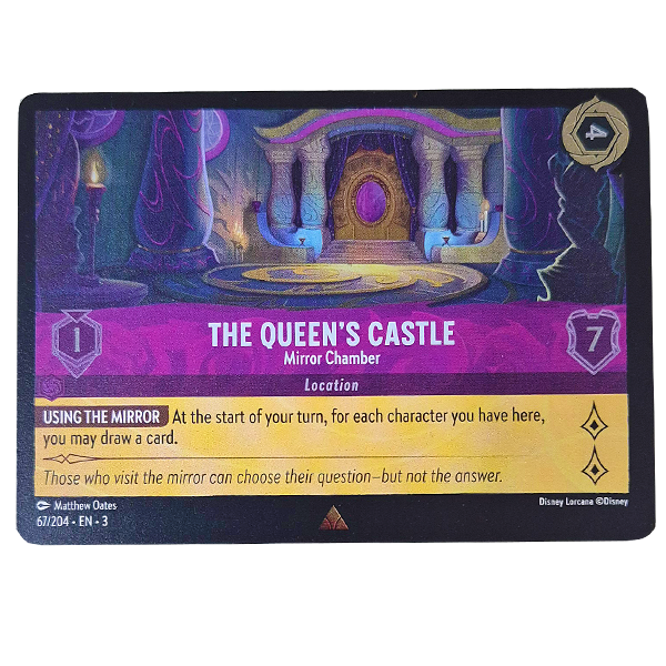 Disney Lorcana TCG - The Queen's Castle Mirror Chamber - 67/204 - Cold Foil