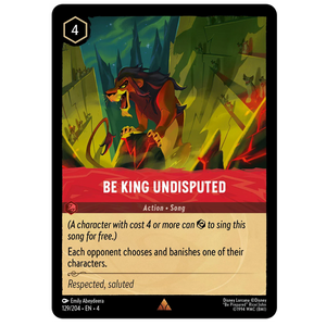 Disney Lorcana TCG - Be King Undisputed - 129/204