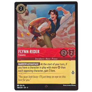 Disney Lorcana TCG - Flynn Rider Frenemy - 106/204 - Cold Foil