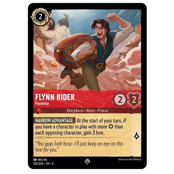 Disney Lorcana TCG - Flynn Rider Frenemy - 106/204