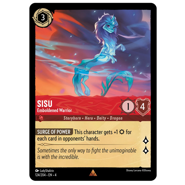 Disney Lorcana TCG - Sisu Emboldened Warrior - 124/204