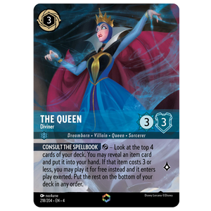 Disney Lorcana TCG - The Queen Diviner - 218/204 - Enchanted