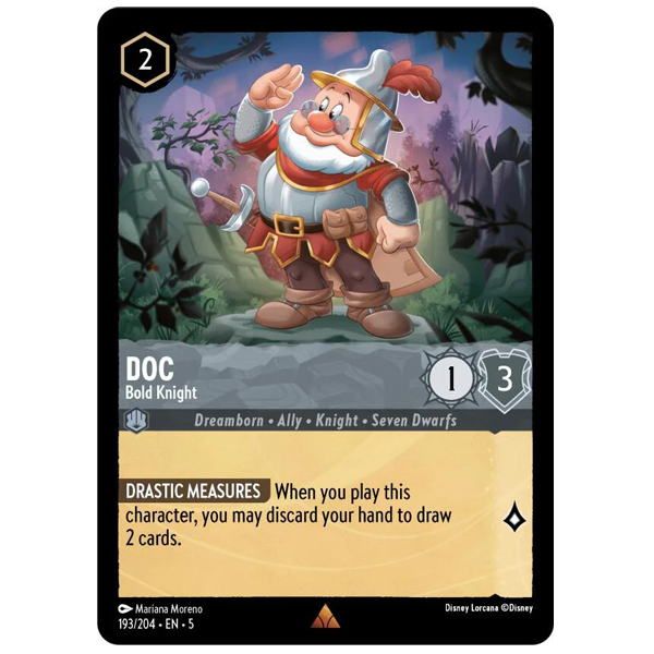 Disney Lorcana TCG - Doc Bold Knight - 193/204