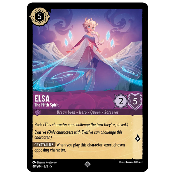 Disney Lorcana TCG - Elsa The Fifth Spirit - 48/204