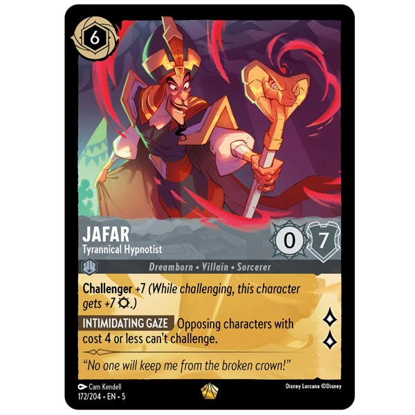 Disney Lorcana TCG - Jafar Tyrannical Hypnotist - 172/204