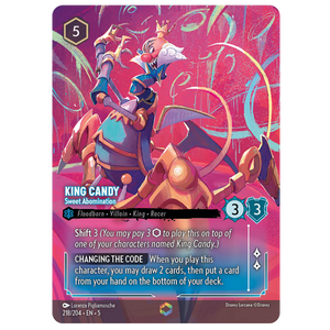 Disney Lorcana TCG - King Candy Sweet Abomination - 218/204 - Enchanted