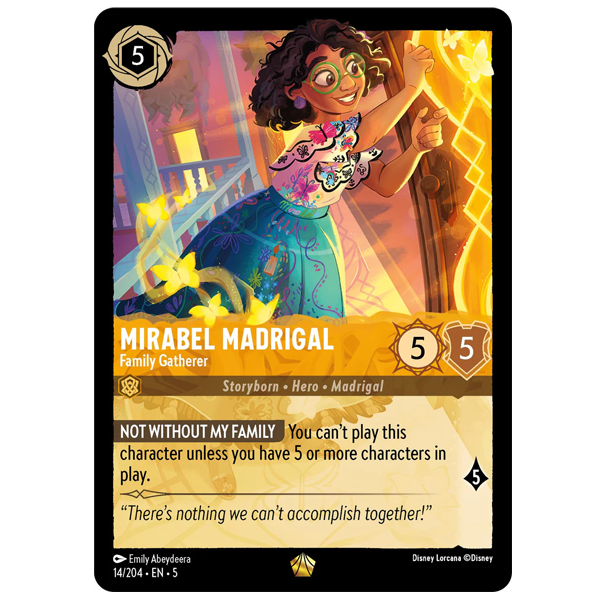 Disney Lorcana TCG - Mirabel Madrigal Family Gatherer - 14/204