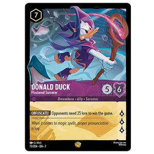 Disney Lorcana TCG - Donald Duck Flustered Sorcerer - 73/204