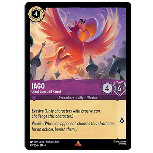 Disney Lorcana TCG - Iago Giant Spectral Parrot - 49/204