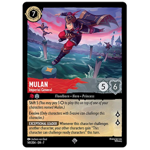 Disney Lorcana TCG - Mulan Imperial General - 141/204