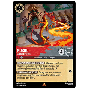 Disney Lorcana TCG - Mushu Majestic Dragon - 137/204