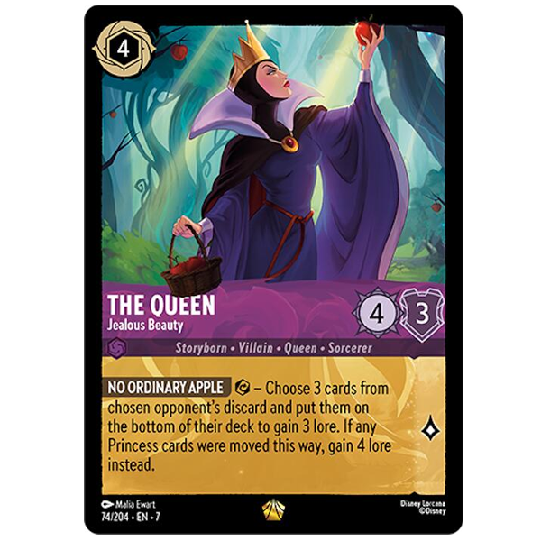 Disney Lorcana TCG - The Queen Jealous Beauty - 74/204