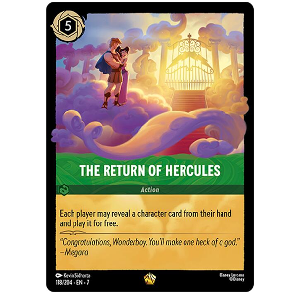 Disney Lorcana TCG - The Return of Hercules - 118/204