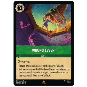 Disney Lorcana TCG - Wrong Lever! - 116/204