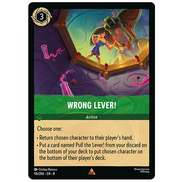 Disney Lorcana TCG - Wrong Lever! - 116/204