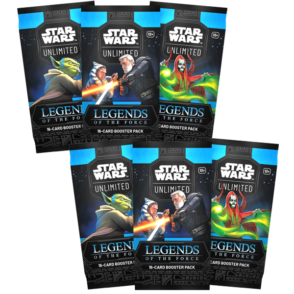 Star Wars Unlimited - Legends of the Force - Booster Pack x6