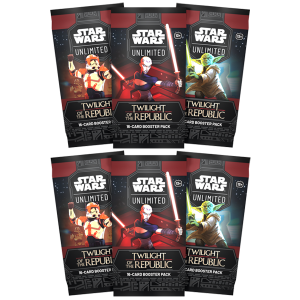 Star Wars Unlimited - Twilight of the Republic - Booster Pack x6