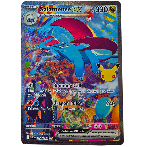 POKÉMON TCG - Salamence ex Special Illustration Rare - 156/128