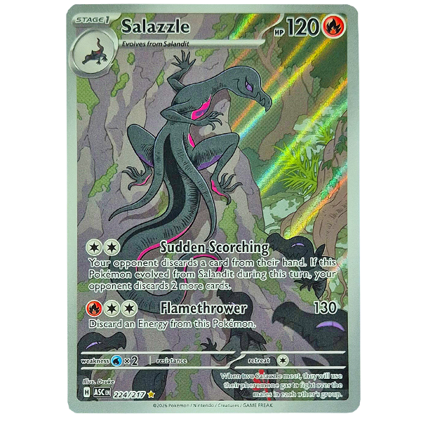 POKÉMON TCG - Salazzle Illustration Rare - 224/217