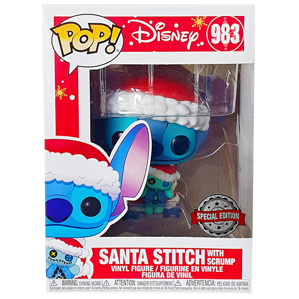 Disney - Santa Stitch with Scrump Exclusive Pop! Vinyl Figure