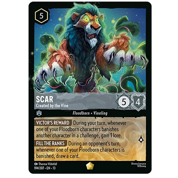 Disney Lorcana TCG - Scar Created by the Vine - 194/204