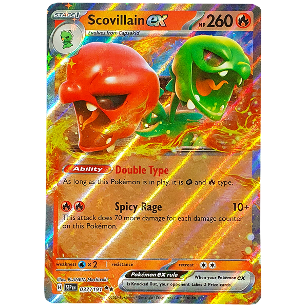 POKÉMON TCG - Scovillain EX Ultra Rare - 037/191