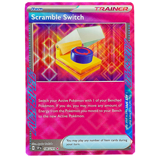 POKÉMON TCG - Scramble Switch Ace Rare - 186/191